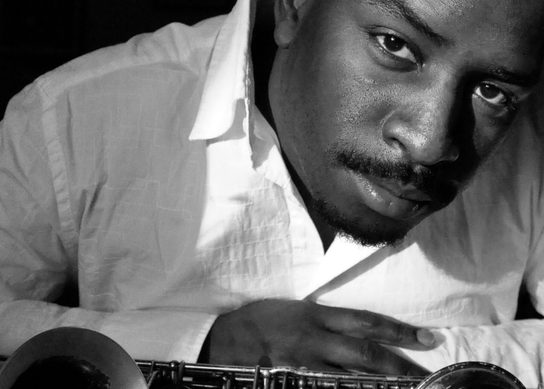 Jason Yarde with a saxophone