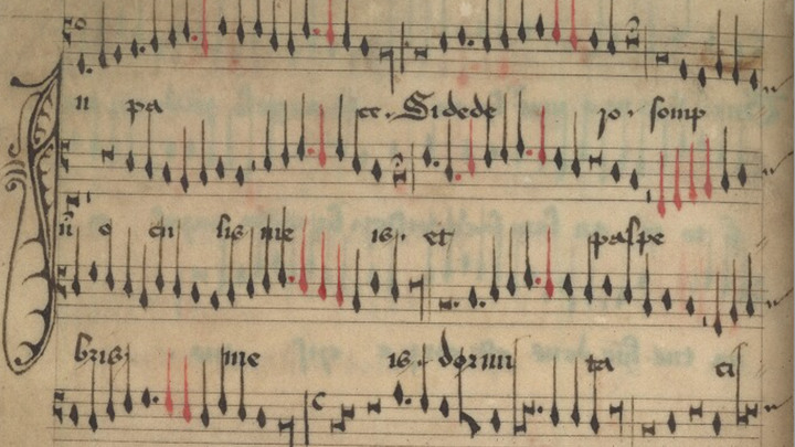 A medieval piece of music