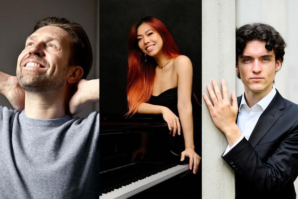 Montage of headshots for Leif Ovnes Adsnes, Junyan Chen and Ignas Maknickas