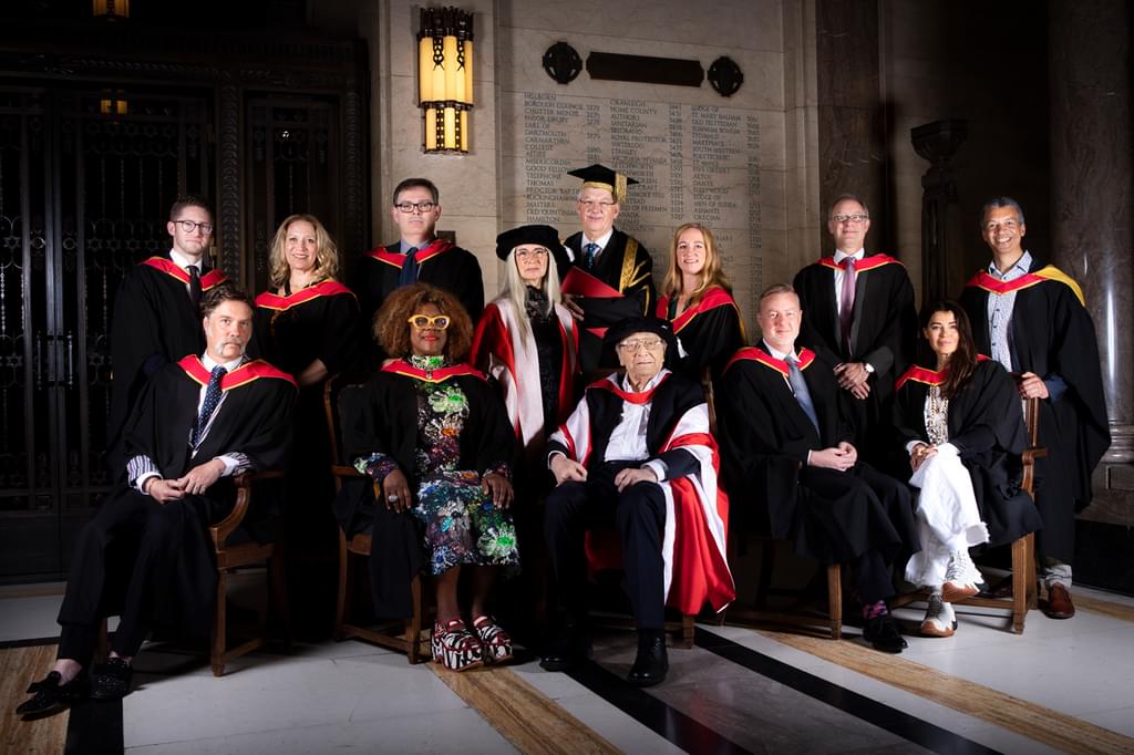 Group portrait of Academy Honours Recipients 2024
