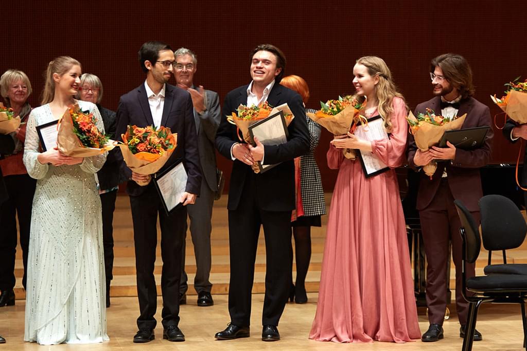 Johannes Moore and Ilan Kurtser receiving First Prize at the Copenhagen Lied-Duo Competition