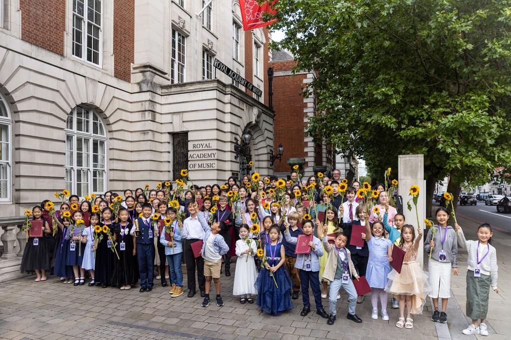Participants of the New Talent 2024 pictured outside the Academy entrance