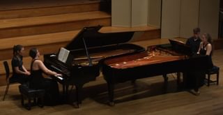 A piano recital in the Duke's Hall