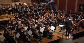 Mark Nielsen with the Academy Symphony Orchestra