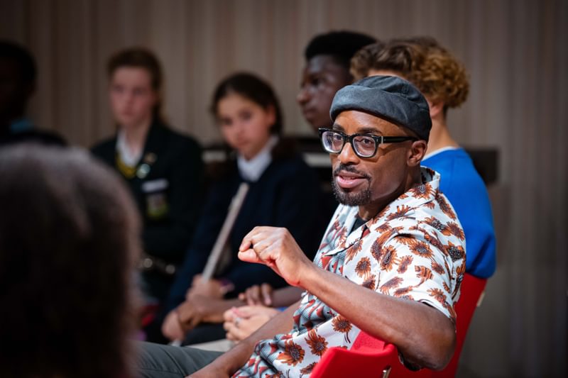 Alexis Ffrench in discussion
