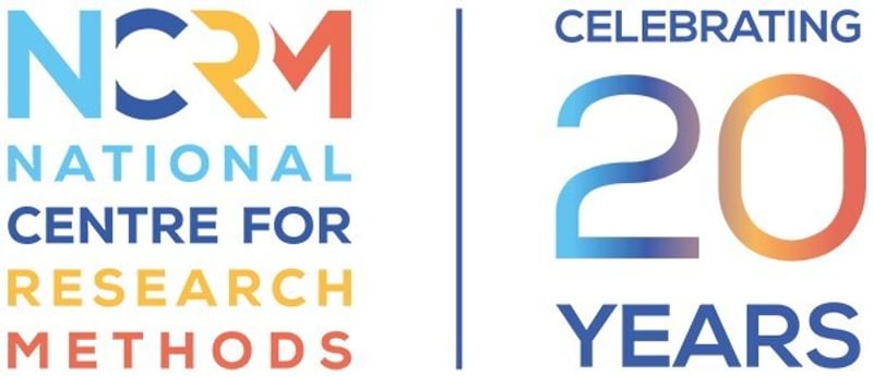 A coloured logo for the National Centre for Research Methods