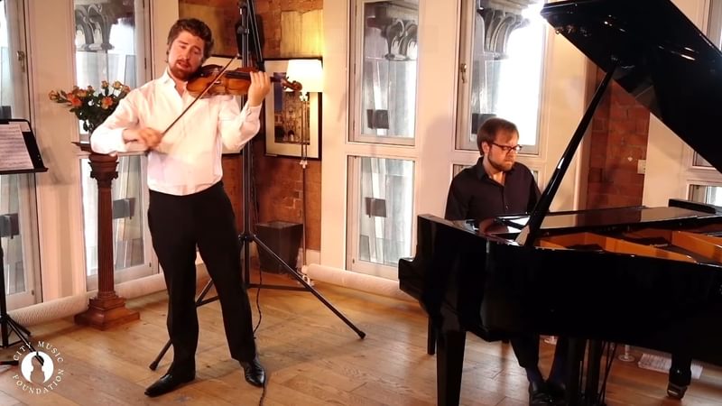 A violin and piano duet
