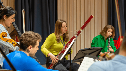The Kaleidoscope Ensemble play with Academy students